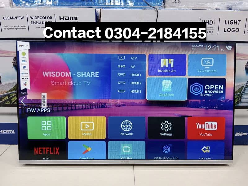 WIFI LED TV 55 inch android smart led tv new model 2025 14