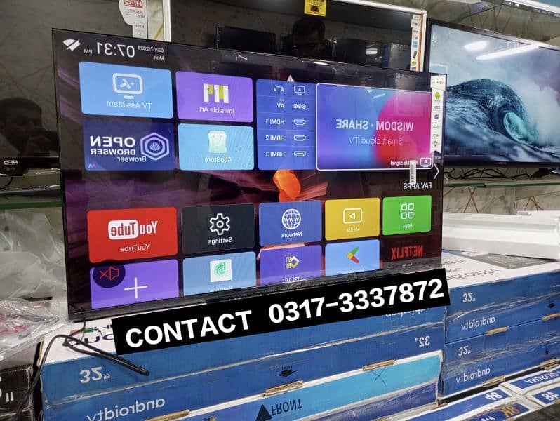 WIFI LED TV 55 inch android smart led tv new model 2025 16