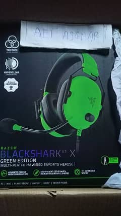 Razer Blackshark V2X Green Brand New