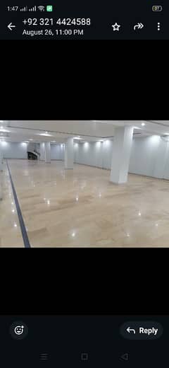 Gulberg Library faceing Park 5 floor 2 lift Hall 5000sqft for rent 0