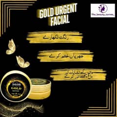 Gold Urgent Facial For All Skin types