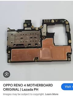 oppo reno 4 Motherboard 8Ram   128GB  Pta  ok