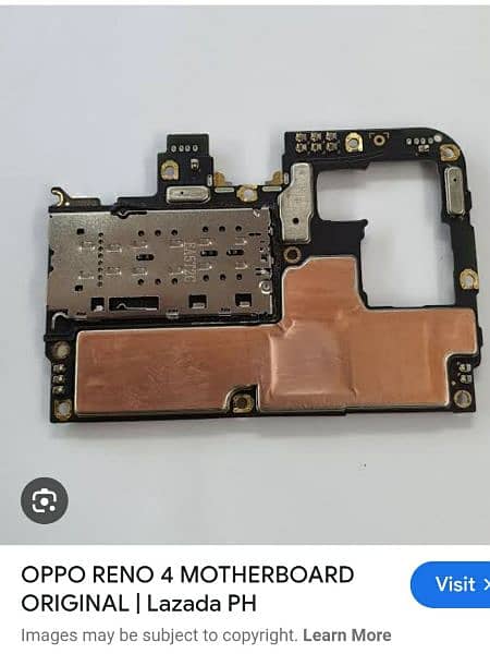 oppo reno 4 Motherboard 8Ram   128GB  Pta  ok 0