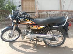 Honda, CD70, 2022, Hyderabad number