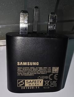 Samsung Original 3 Pin Fast Charging Travel Adapter (25W)