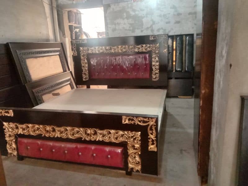 bed set / king size bed / double bed / brass bed / poshish bed / bed 16