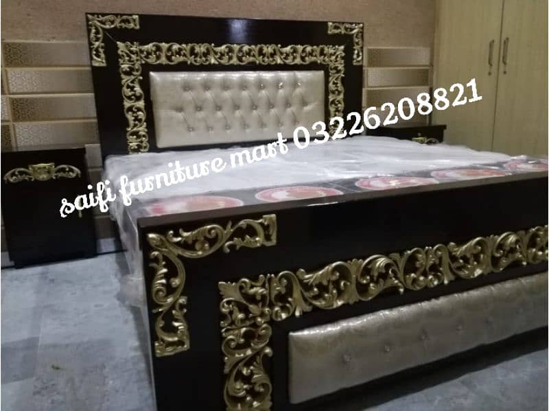 bed set / king size bed / double bed / brass bed / poshish bed / bed 17