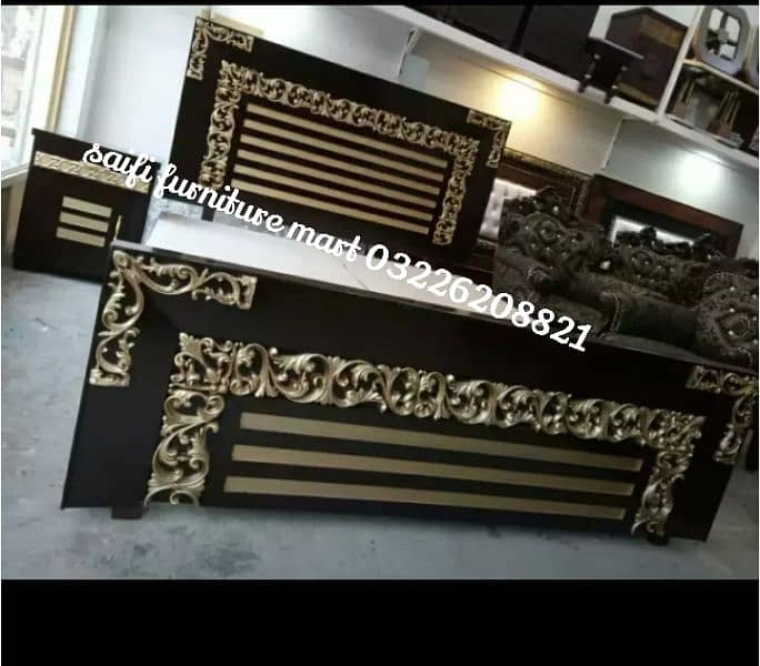 bed set / king size bed / double bed / brass bed / poshish bed / bed 19