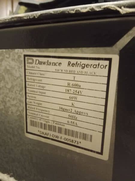 Dawlance Double Door Fridge For Sale 2