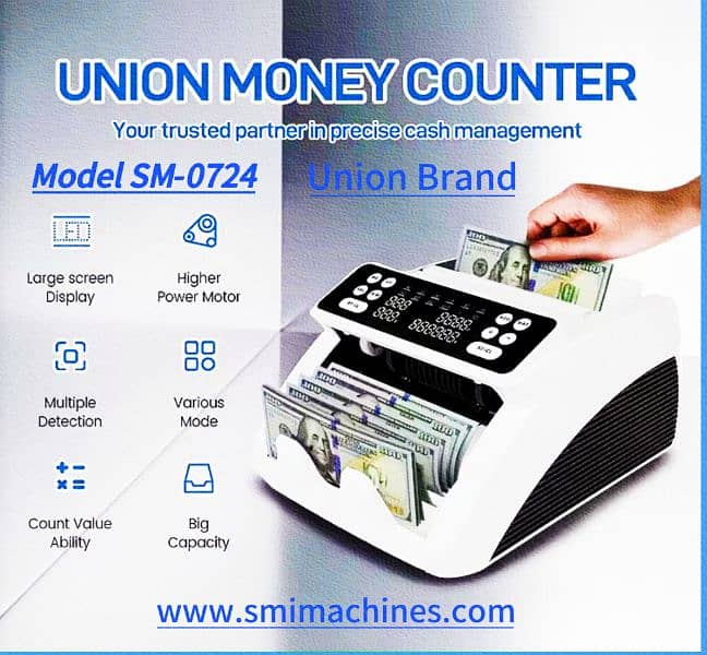 cash currency note counting machines with fake note detection SM No. 1 0