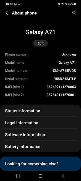 Samsung A71 2