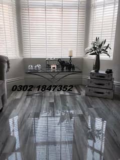 wooden floor | Window blinds | Vinyl floor | wallpapers | Roller blind