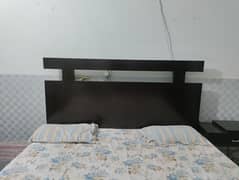 King size ,New style bed with two side tables