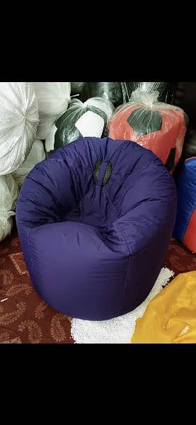 Plain parachute bean bag / sofa cum bed bean bag 4