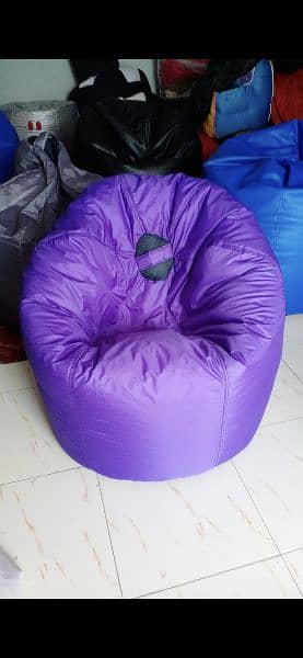 Plain parachute bean bag / sofa cum bed bean bag 7