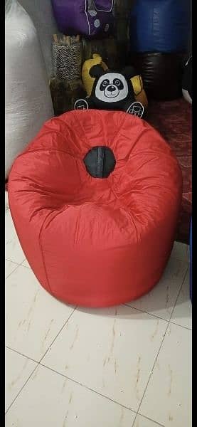 Plain parachute bean bag / sofa cum bed bean bag 9