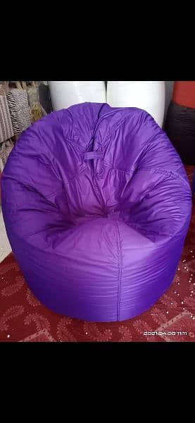 Plain parachute bean bag / sofa cum bed bean bag 10