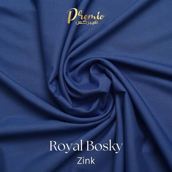 Mens Unstitched Royal Boski (Wash&Wear) All Colours Available. 11