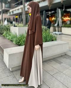 Georgette Full Abaya With Stoller