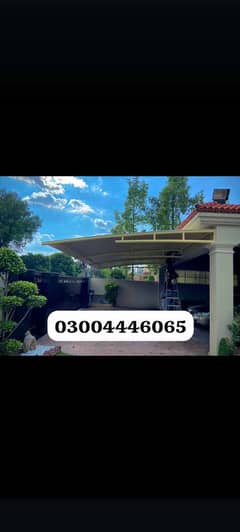 Tensile shed /Fiber glass shed/ Parking shed / swimming pool shed