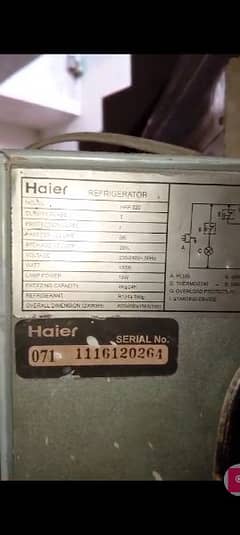 Haier ki fridge