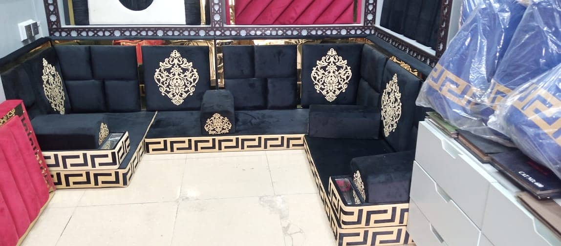 majlis sofa/Arabic Majlis/Arbi Sofa/ running foot 1