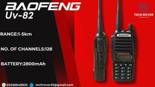 Walkie Talkie | Wireless Set Official Baofeng UV 82 Two Way Radio