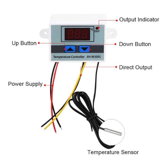 XH W3001 Temperature Controller 3001 Thermostat In Pakistan 2