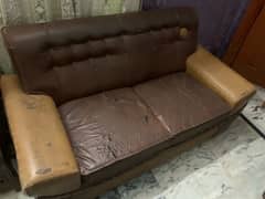 Leather Sofa set 3 piece