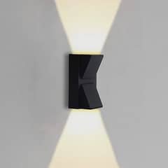 K-Shaped LED Wall Sconce Indoor Outdoor Wall Lamp 10 Watts