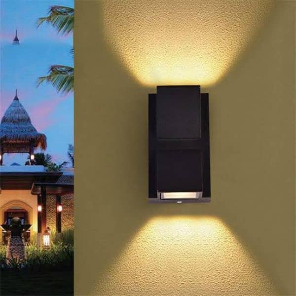 K-Shaped LED Wall Sconce Indoor Outdoor Wall Lamp 10 Watts 1