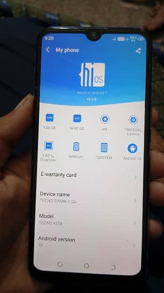 Tecno spark 6go 3