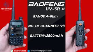 Walkie Talkie | Wireless Set Official Baofeng Uv-5rA Two Way Radio