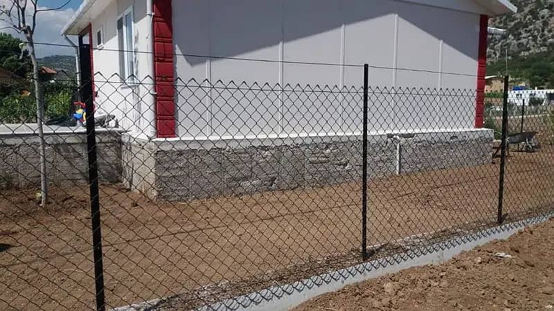 Steel Security Chainlink Fence 1