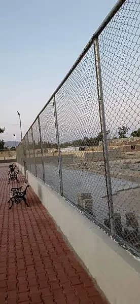 Steel Security Chainlink Fence 4