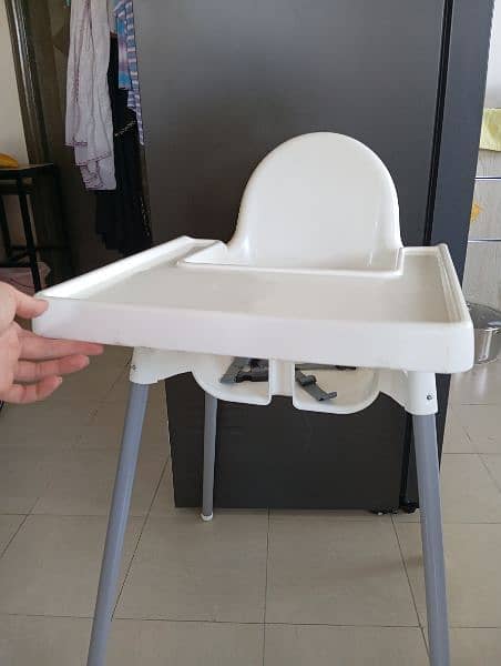 IKEA high chair with table for kids 1