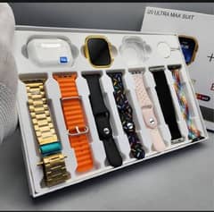 GOLDEN 7 STRAP WATCH WITH AIRPODS