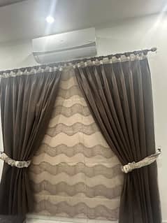 room curtain with back blinds