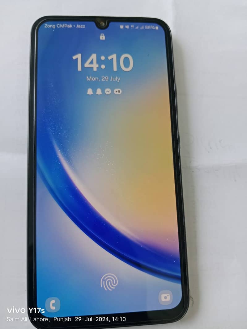 Samsung galaxy A34 1