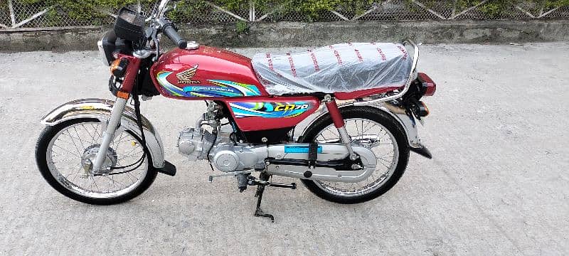 Honda CG125 model 2024 Rawalpindi number 12