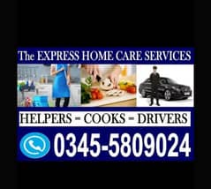 Provide. Cook/ Chef. professional Driver Office Boy patient care   etc