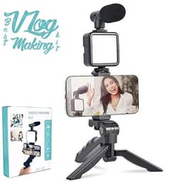 AY-49 Vlogging Tripod Video Making Kit