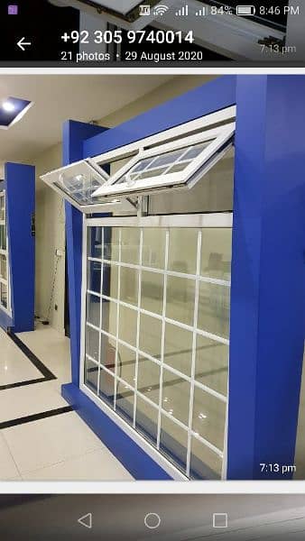 Double glazed Aluminum windows / Aluminum double glazed windows 9