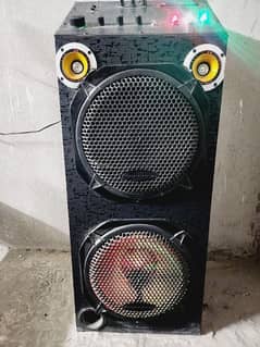 D J sound system 12"×2