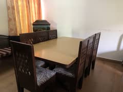 8 seater Dining table with chairs