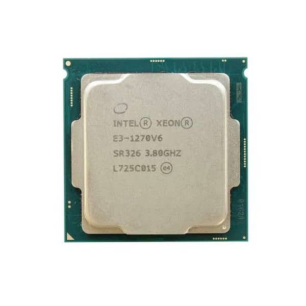 intel xeon e3 1270 v6 7th gen 0