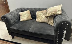 Grey sofa set