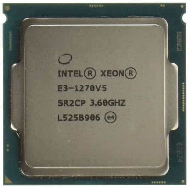 intel xeon e3 1270 v5 0