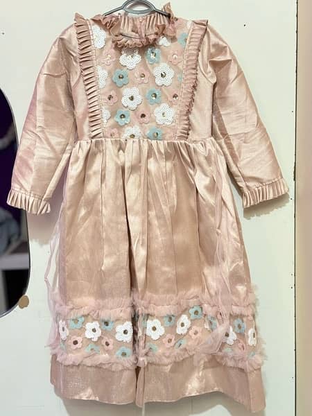 lili kids frock made in KSA 10years and 5 years availabale 1