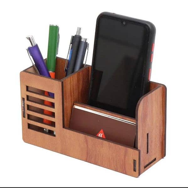 wooden desk organiser 1